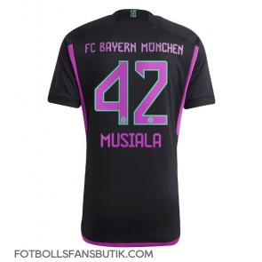 Bayern Munich Jamal Musiala #42 Replika Bortatröja 2023-24 Kortärmad